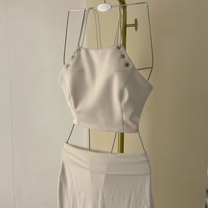 Bebe top and skirt set